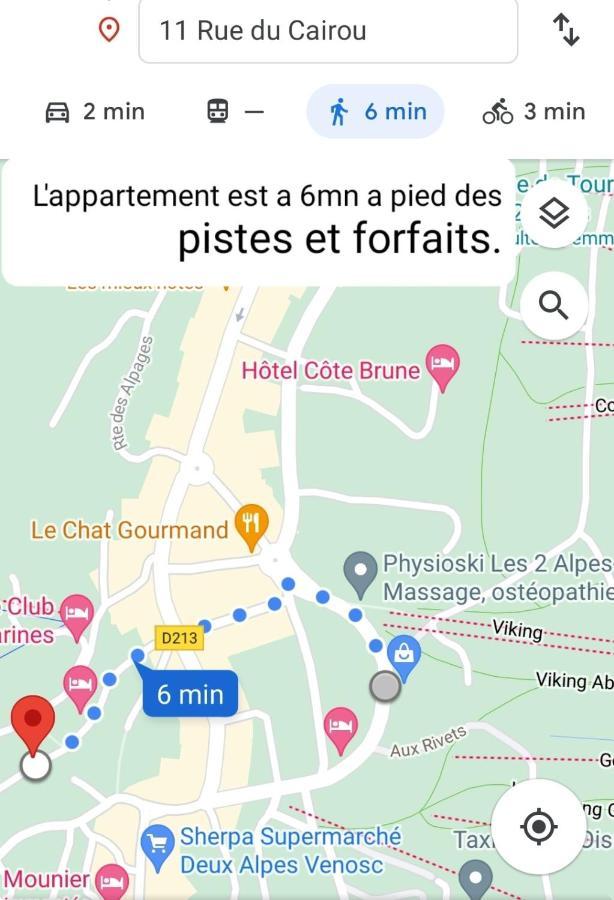 Centre 10Mn Pied Pistes Et Jandri 3S Vue Muzelle 8 Pers Wifi Apartment เลส์เดอซาลป์ ภายนอก รูปภาพ